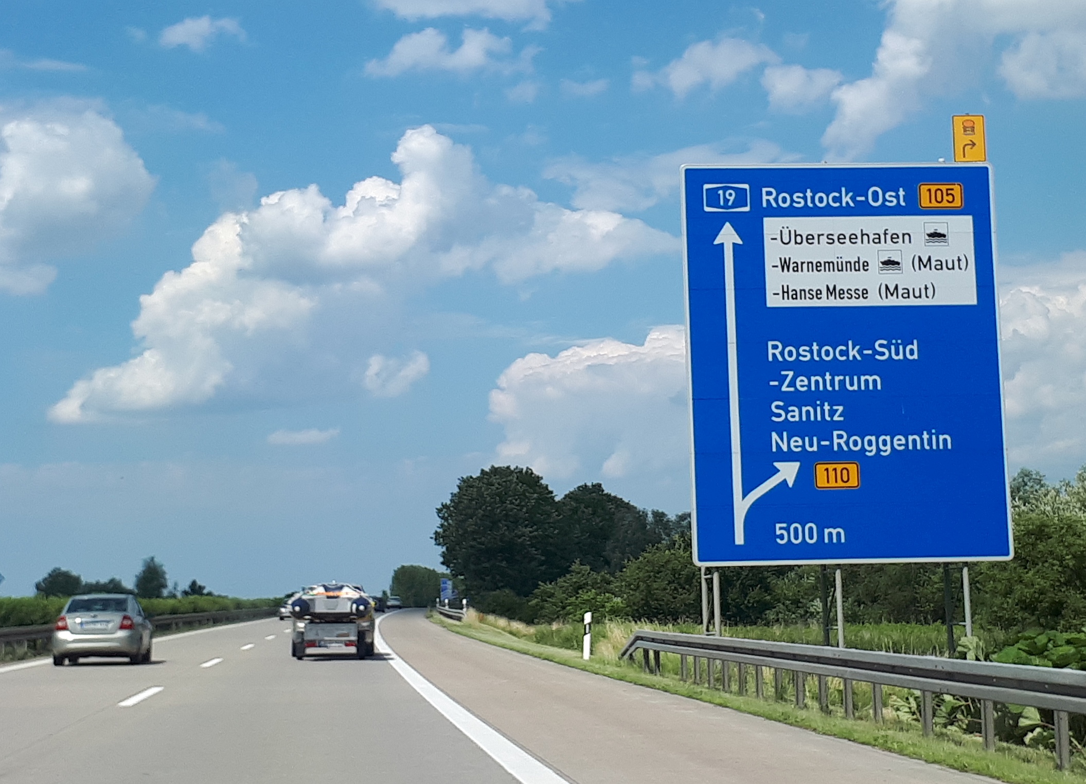 vor Rostock Süd